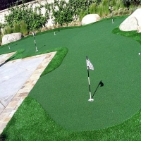 Grass Installation Marble Falls, Texas Putting Green Grass, Backyard Garden Ideas