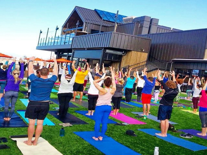 Installing Artificial Grass Georgetown, Texas Red Turf, Commercial Landscape